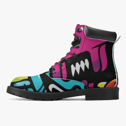 colorful-graffiti-v2-leder-boots-or-stylische-und-warme-winterstiefel-boots-jlr-design-7 - JLR Design