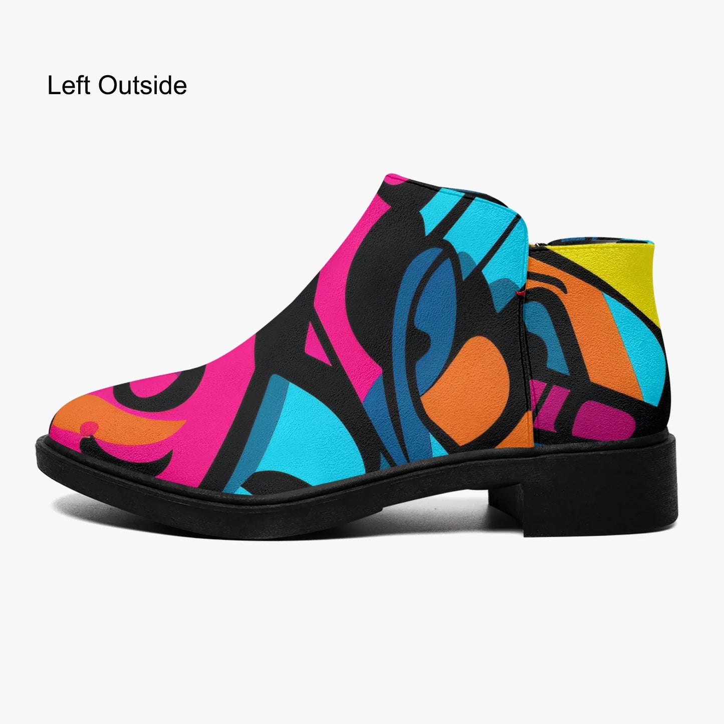 colorful-graffiti-v3-elegante-reissverschluss-stiefeletten-stiefeletten-jlr-design-5 - JLR Design
