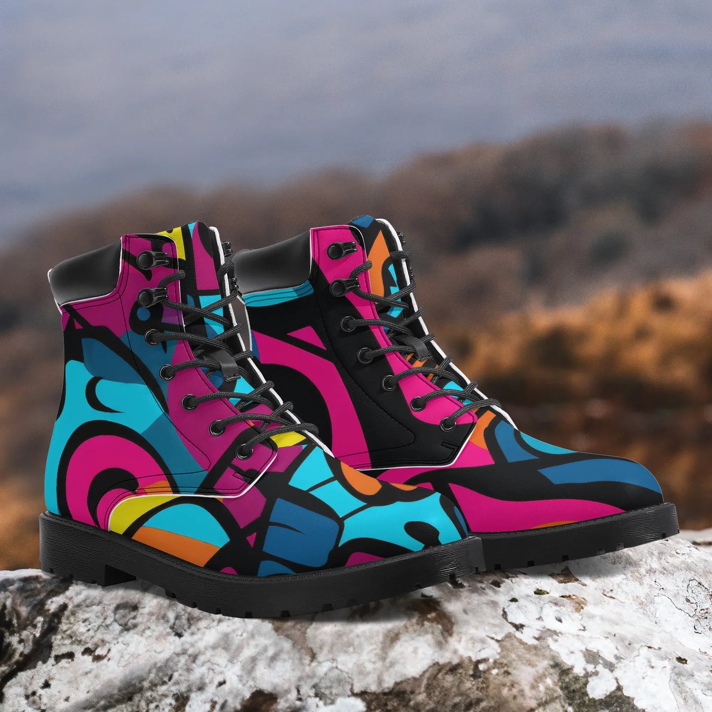 colorful-graffiti-v3-leder-boots-or-stylische-und-warme-winterstiefel-boots-jlr-design-2 - JLR Design