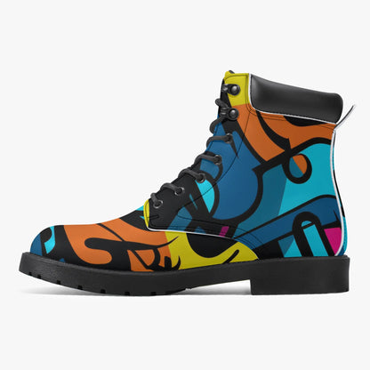 colorful-graffiti-v3-leder-boots-or-stylische-und-warme-winterstiefel-boots-jlr-design-7 - JLR Design