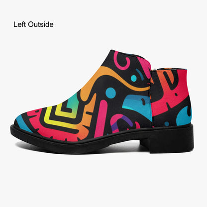 colorful-graffiti-v4-elegante-reissverschluss-stiefeletten-stiefeletten-jlr-design-5 - JLR Design