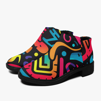 colorful-graffiti-v4-elegante-reissverschluss-stiefeletten-stiefeletten-jlr-design-6 - JLR Design
