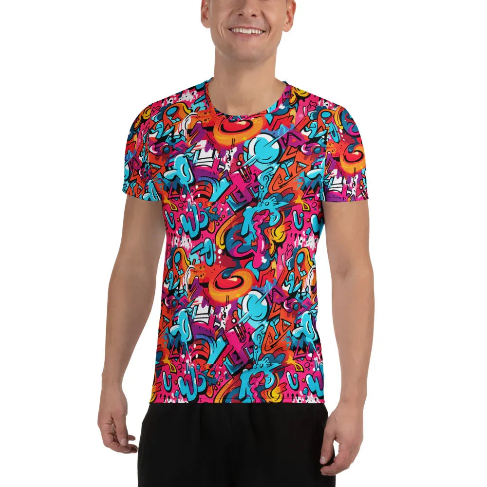 colorful-graffiti-v6-sport-t-shirt-fur-herren-sport-t-shirt-jlr-design-1 - JLR Design