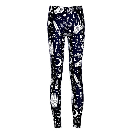 comic-style-slim-high-waist-damen-leggings-leggings-jlr-design-1 - JLR Design