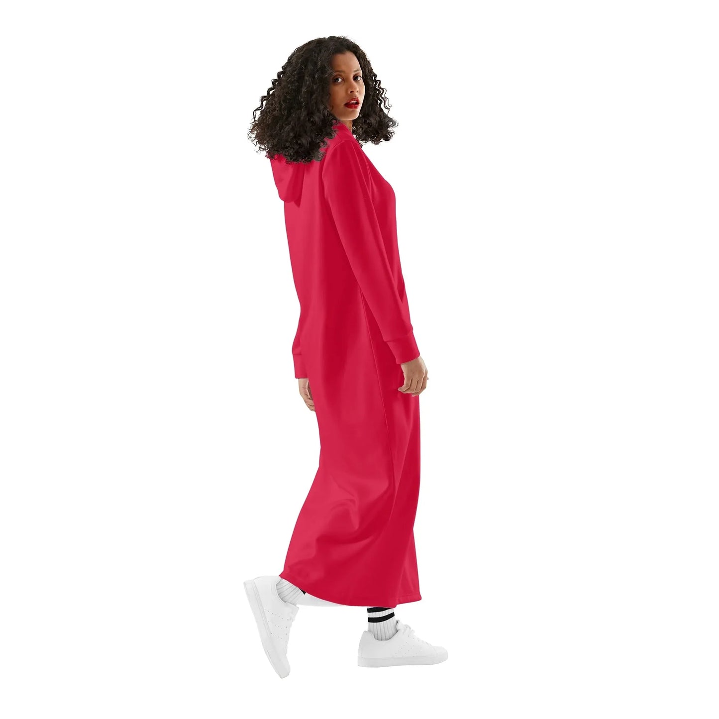 crimson-damen-maxi-hoodiekleid-knochellanges-kapuzenkleid-aus-weich-angerautem-fleece-hoodiekleid-jlr-design-3 - JLR Design
