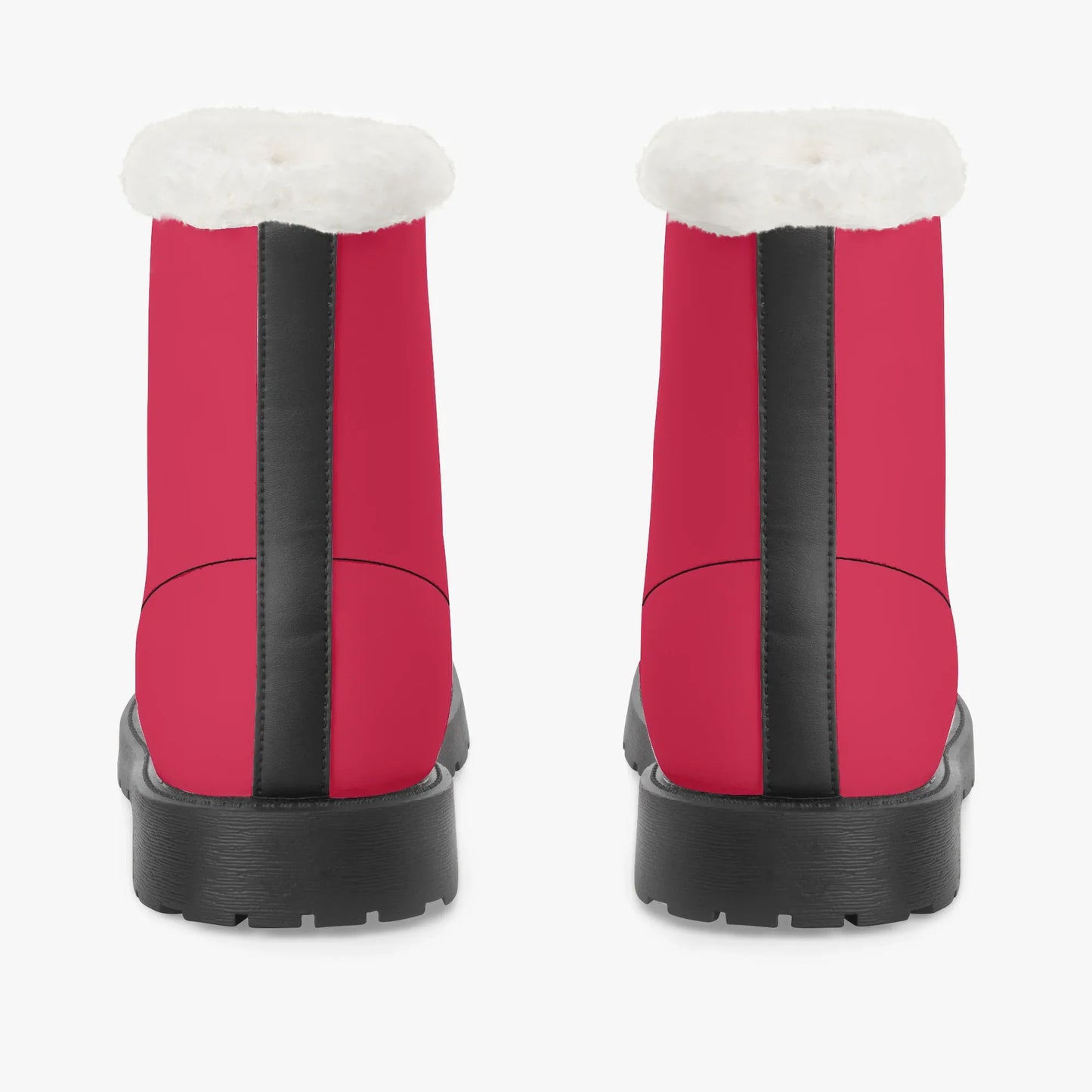 crimson-faux-fur-leder-boots-boots-jlr-design-6 - JLR Design