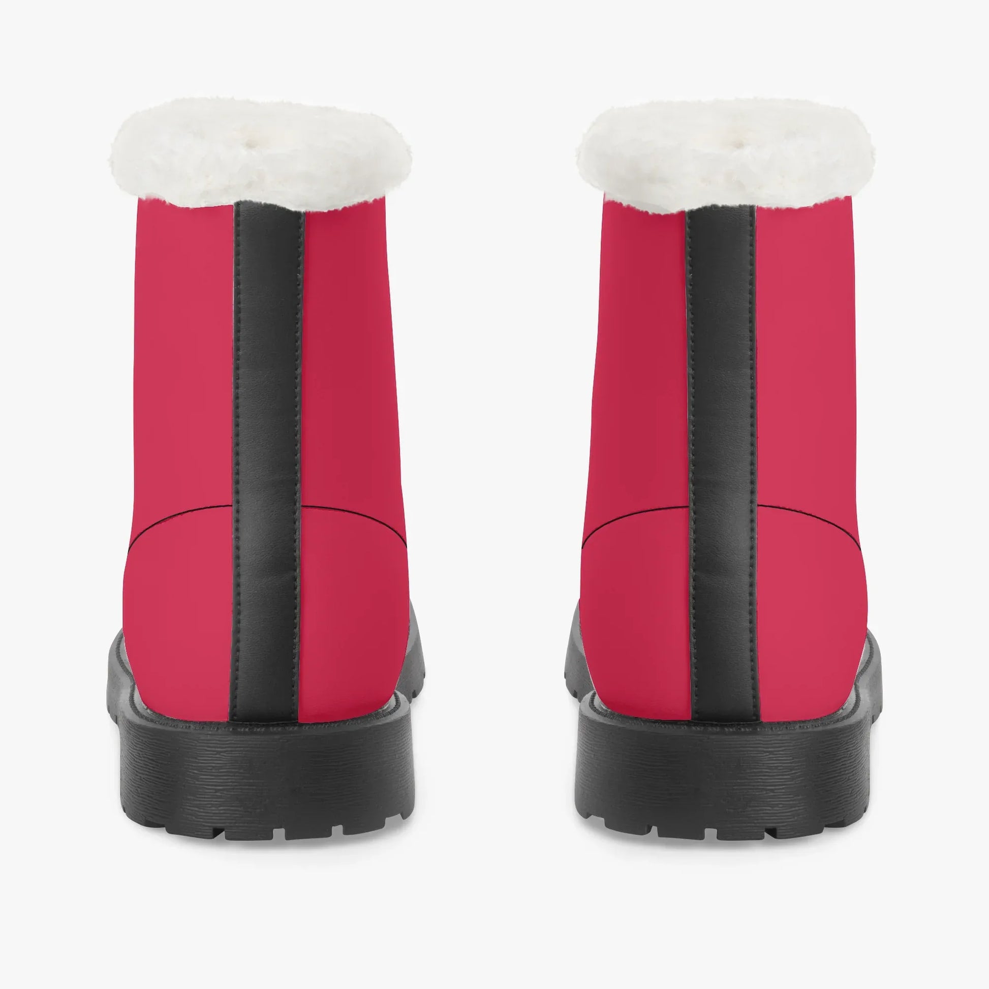 crimson-faux-fur-leder-boots-boots-jlr-design-6 - JLR Design