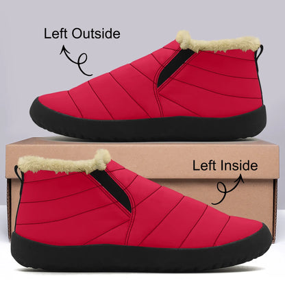 crimson-faux-fur-slipper-slipper-jlr-design-1 - JLR Design