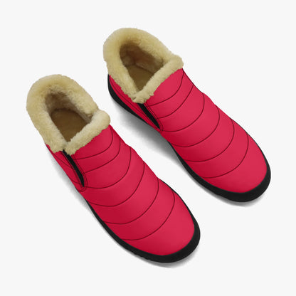 crimson-faux-fur-slipper-slipper-jlr-design-2 - JLR Design