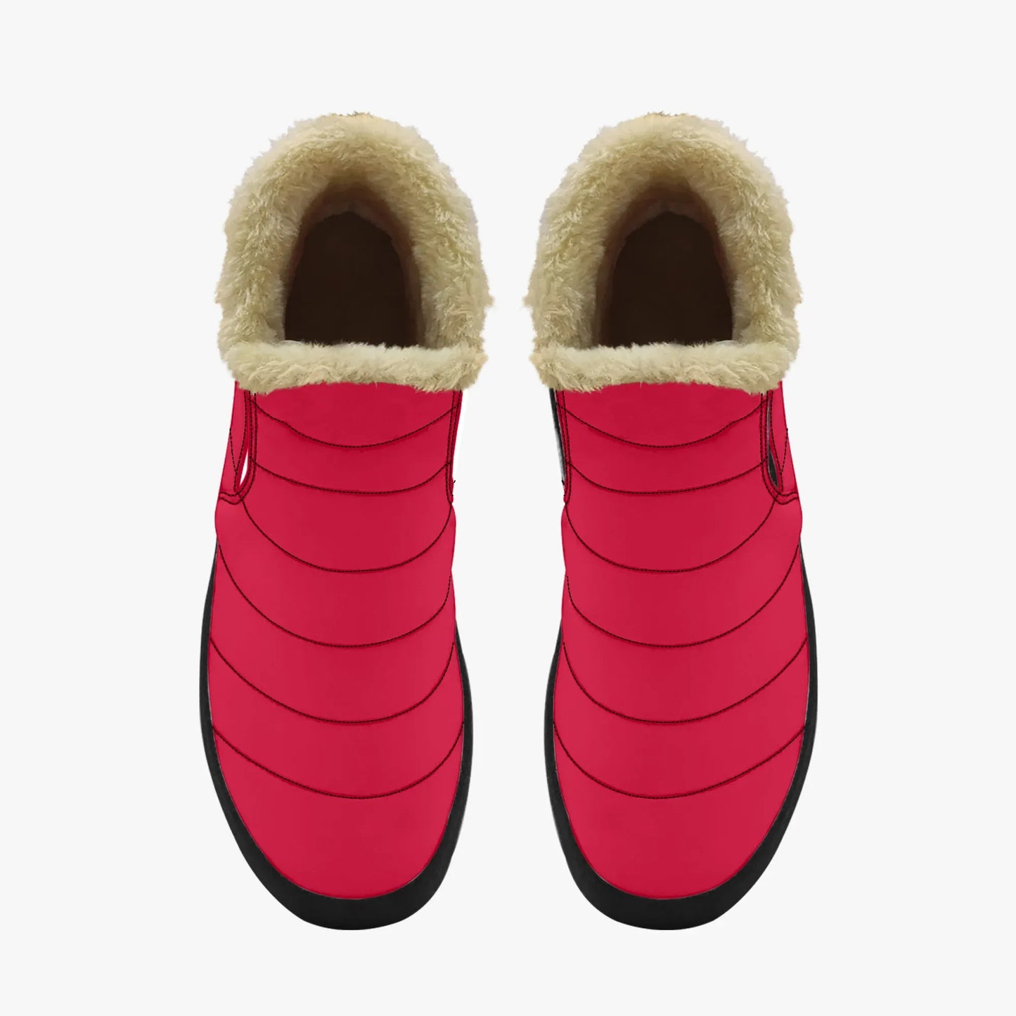 crimson-faux-fur-slipper-slipper-jlr-design-5 - JLR Design