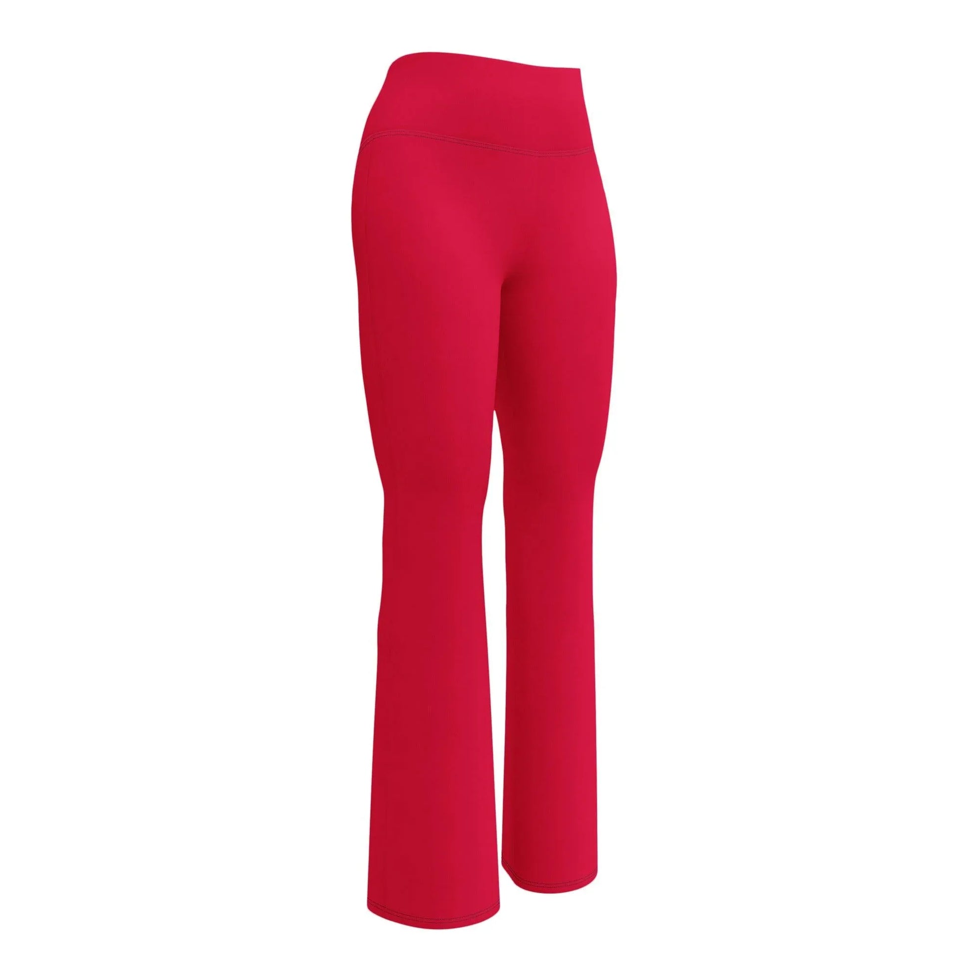 crimson-high-waist-flare-leggings-flare-leggings-jlr-design-6 - JLR Design