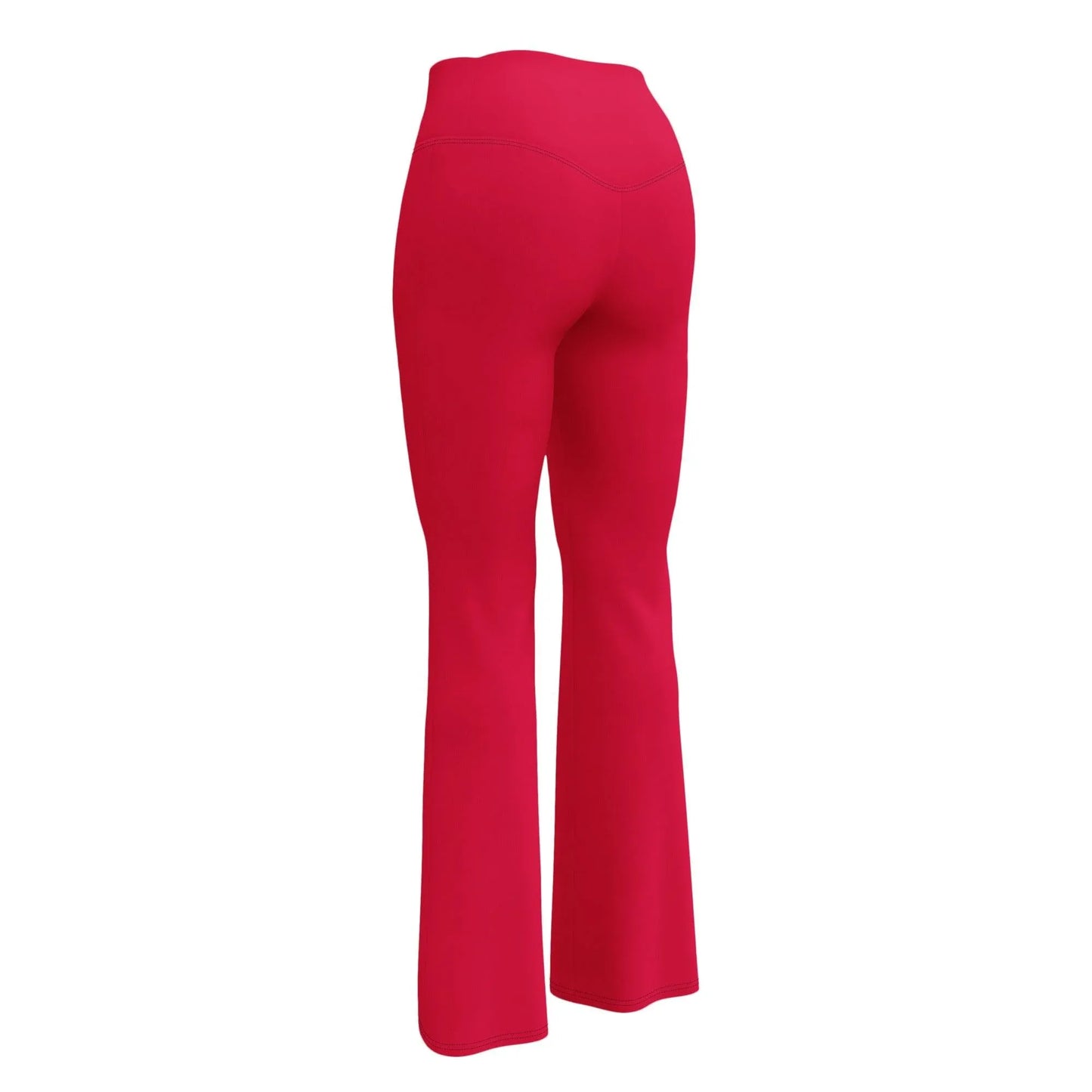 crimson-high-waist-flare-leggings-flare-leggings-jlr-design-7 - JLR Design