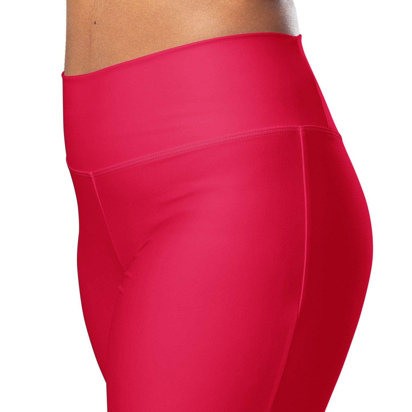 crimson-high-waist-flare-leggings-flare-leggings-jlr-design-9 - JLR Design
