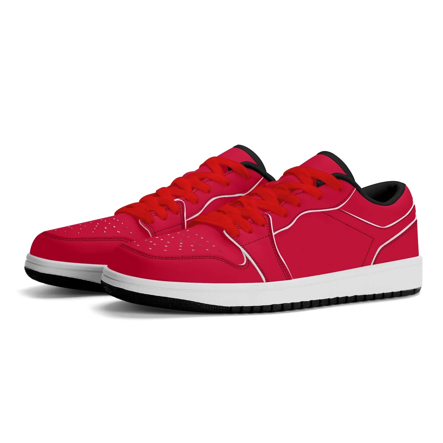 crimson-low-top-leder-sneaker-fur-damen-sneaker-jlr-design-8 - JLR Design