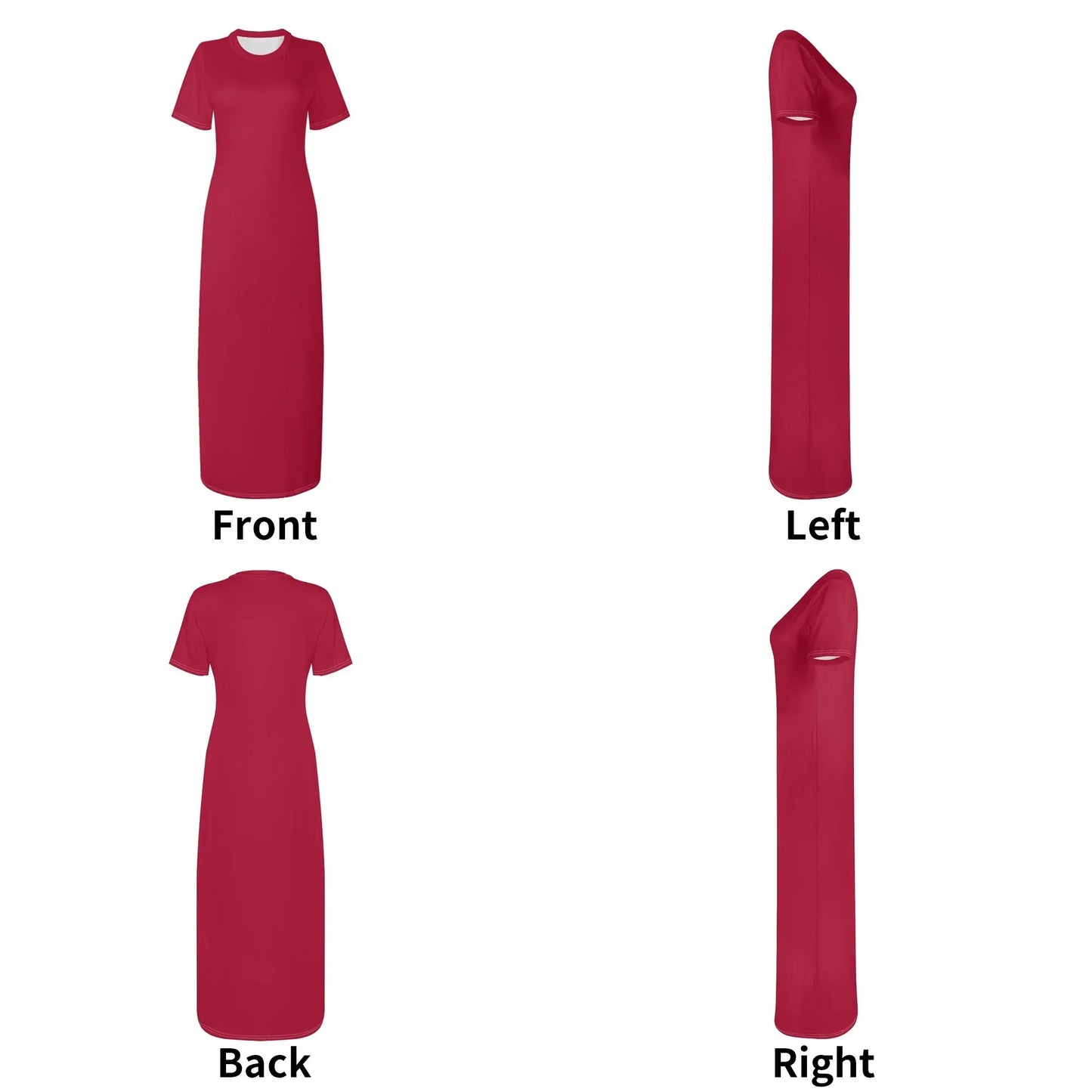 crimson-short-sleeve-long-dress-long-dress-jlr-design-7 - JLR Design