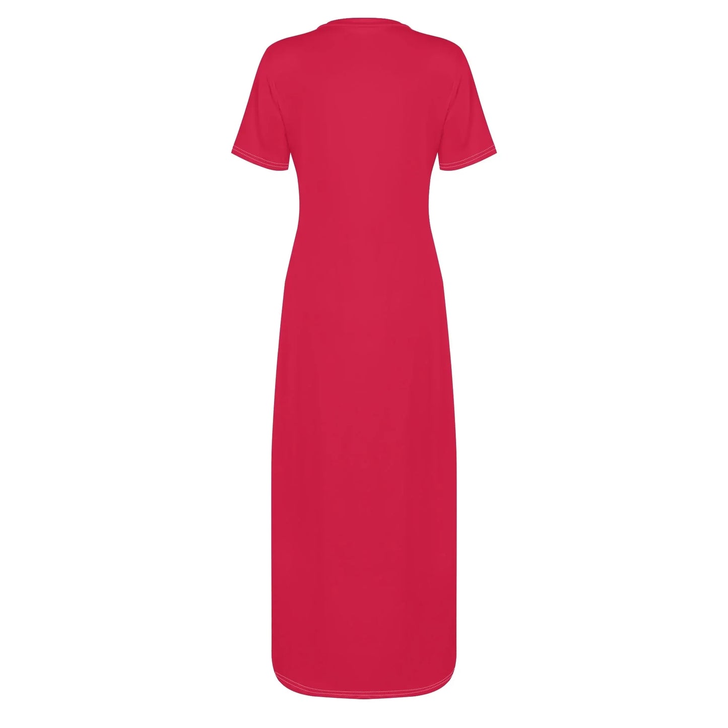 crimson-short-sleeve-long-dresses-long-dress-jlr-design-4 - JLR Design