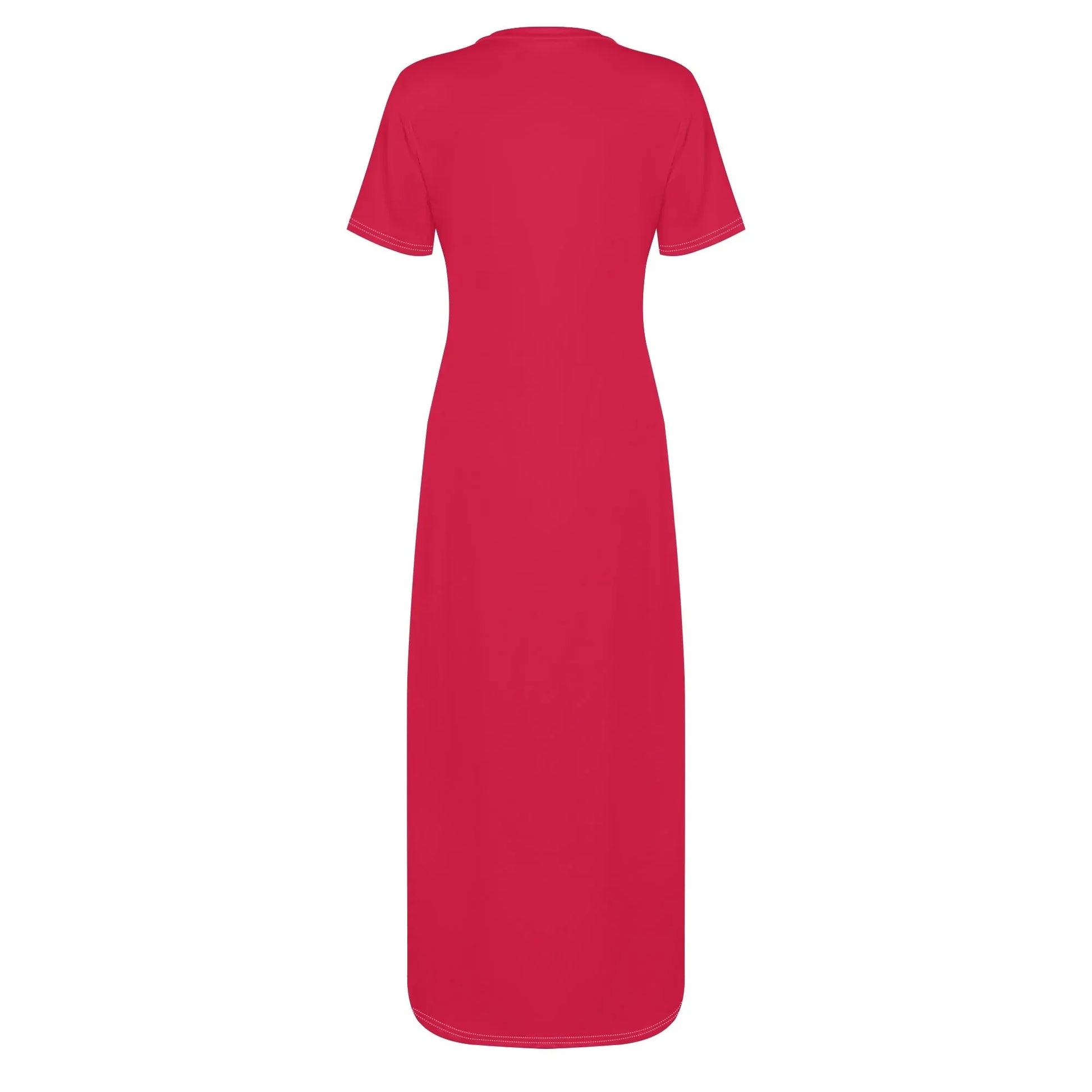 crimson-short-sleeve-long-dresses-long-dress-jlr-design-4 - JLR Design
