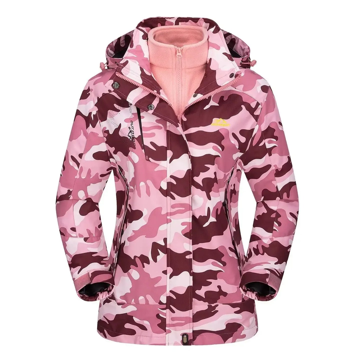 damen-3-in-1-outdoor-jacke-mit-fleece-innenjacke-wasserdichte-winterjacke-zum-wandern-and-ski-jacke-jlr-design-10 - JLR Design