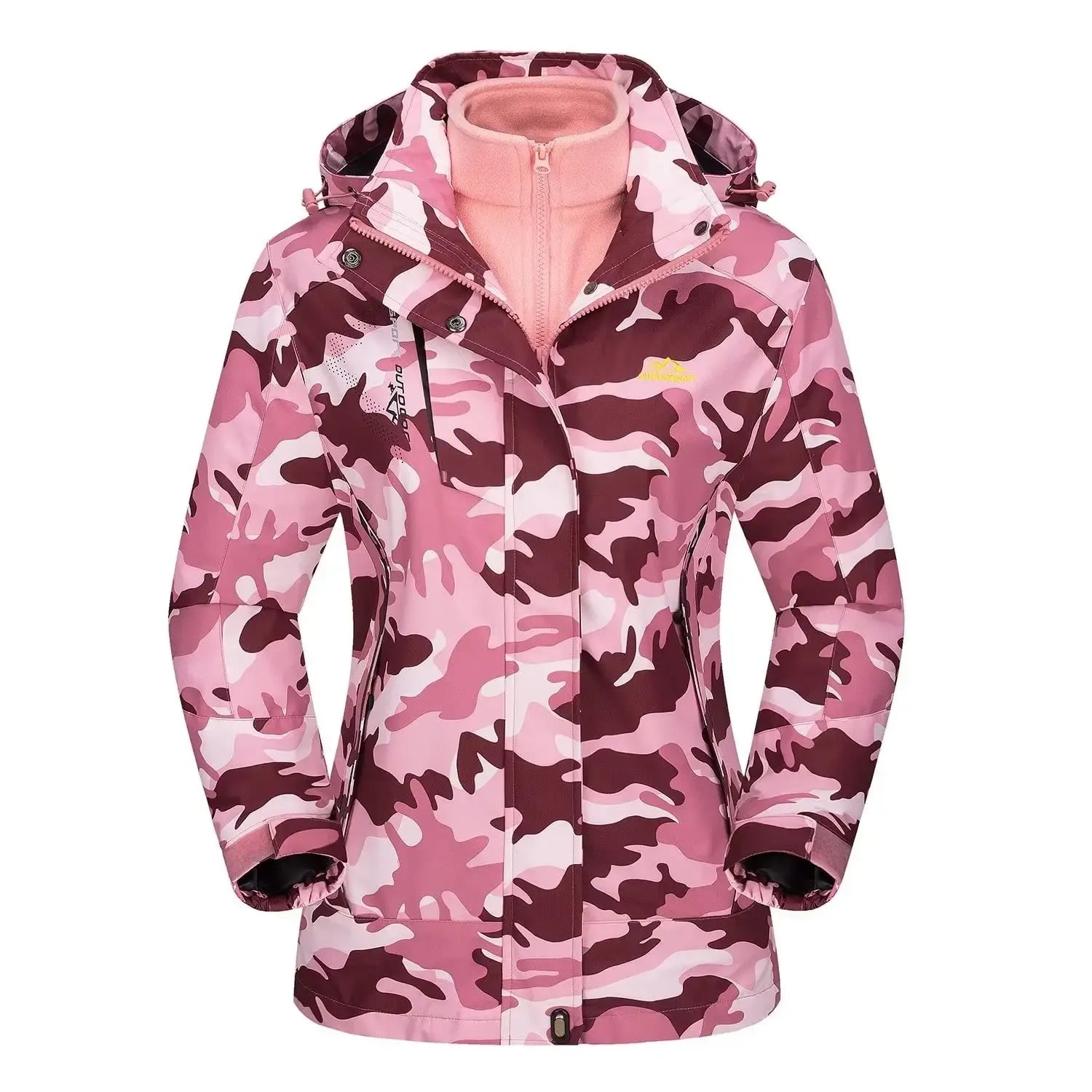damen-3-in-1-outdoor-jacke-mit-fleece-innenjacke-wasserdichte-winterjacke-zum-wandern-and-ski-jacke-jlr-design-10 - JLR Design