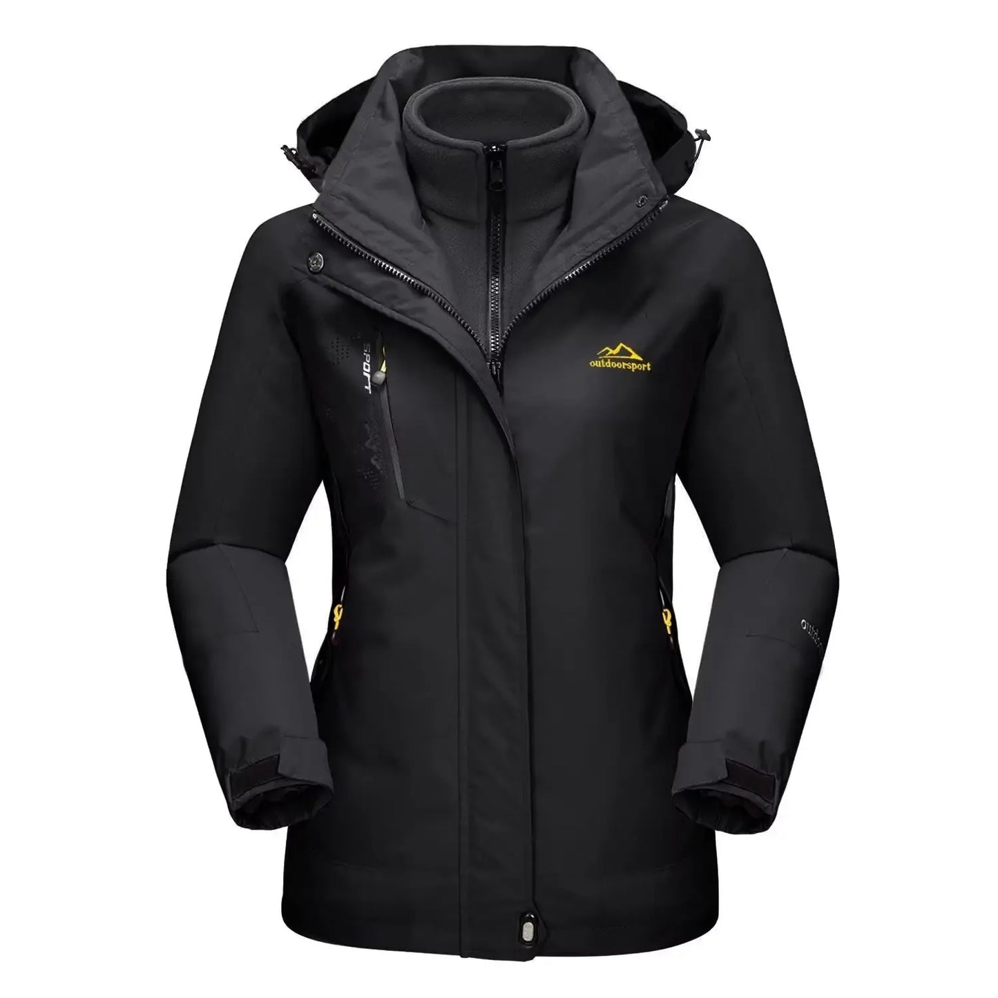 damen-3-in-1-outdoor-jacke-mit-fleece-innenjacke-wasserdichte-winterjacke-zum-wandern-and-ski-jacke-jlr-design-12 - JLR Design