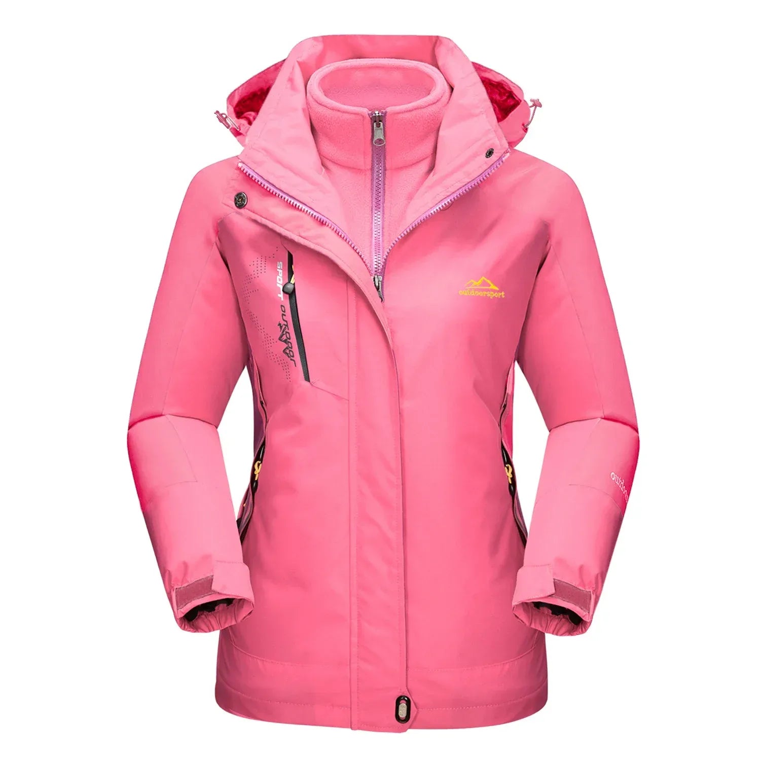 damen-3-in-1-outdoor-jacke-mit-fleece-innenjacke-wasserdichte-winterjacke-zum-wandern-and-ski-jacke-jlr-design-13 - JLR Design