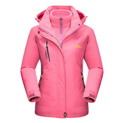 damen-3-in-1-outdoor-jacke-mit-fleece-innenjacke-wasserdichte-winterjacke-zum-wandern-and-ski-jacke-jlr-design-13 - JLR Design
