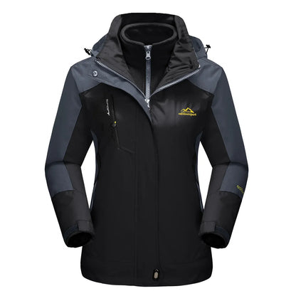 damen-3-in-1-outdoor-jacke-mit-fleece-innenjacke-wasserdichte-winterjacke-zum-wandern-and-ski-jacke-jlr-design-17 - JLR Design