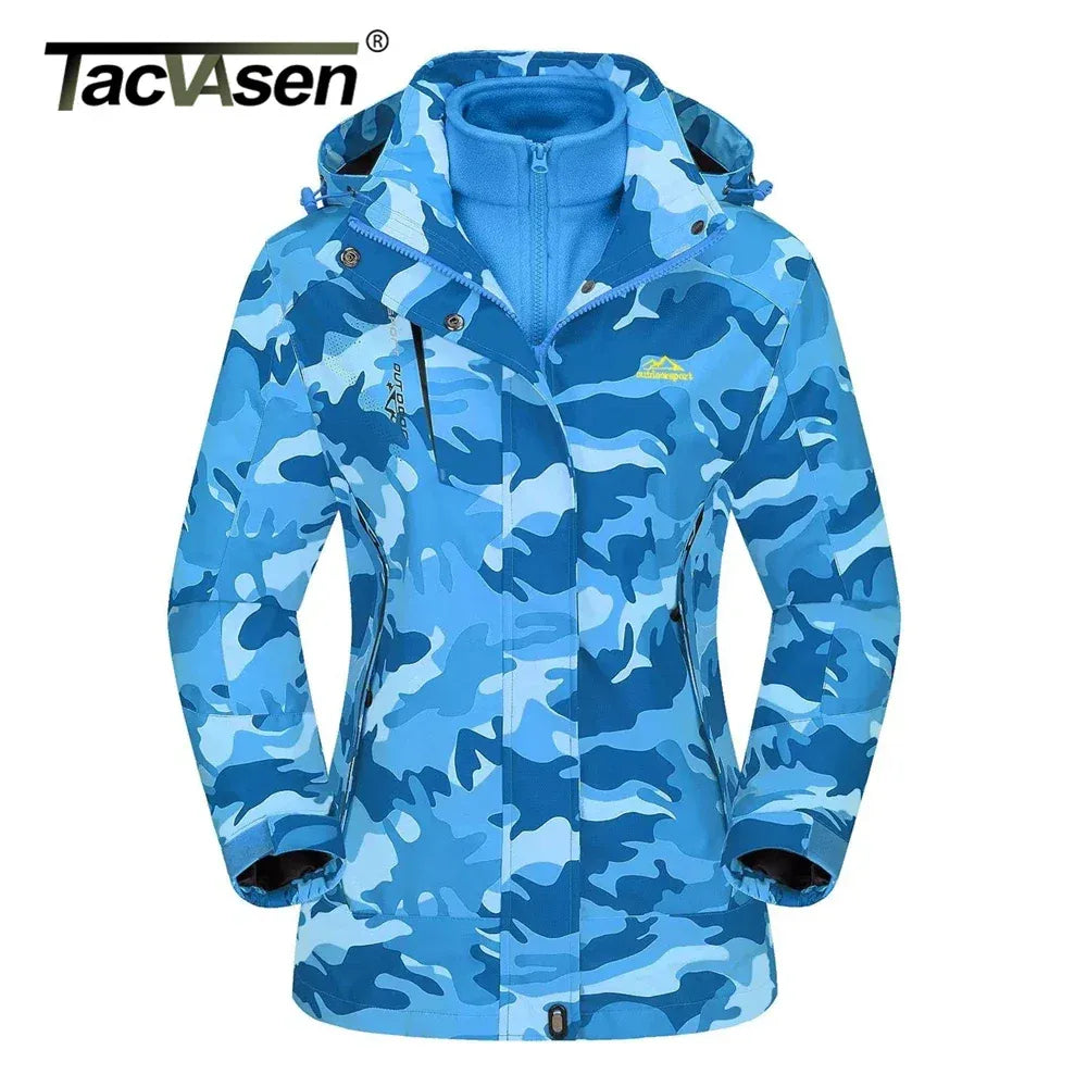 damen-3-in-1-outdoor-jacke-mit-fleece-innenjacke-wasserdichte-winterjacke-zum-wandern-and-ski-jacke-jlr-design-5 - JLR Design