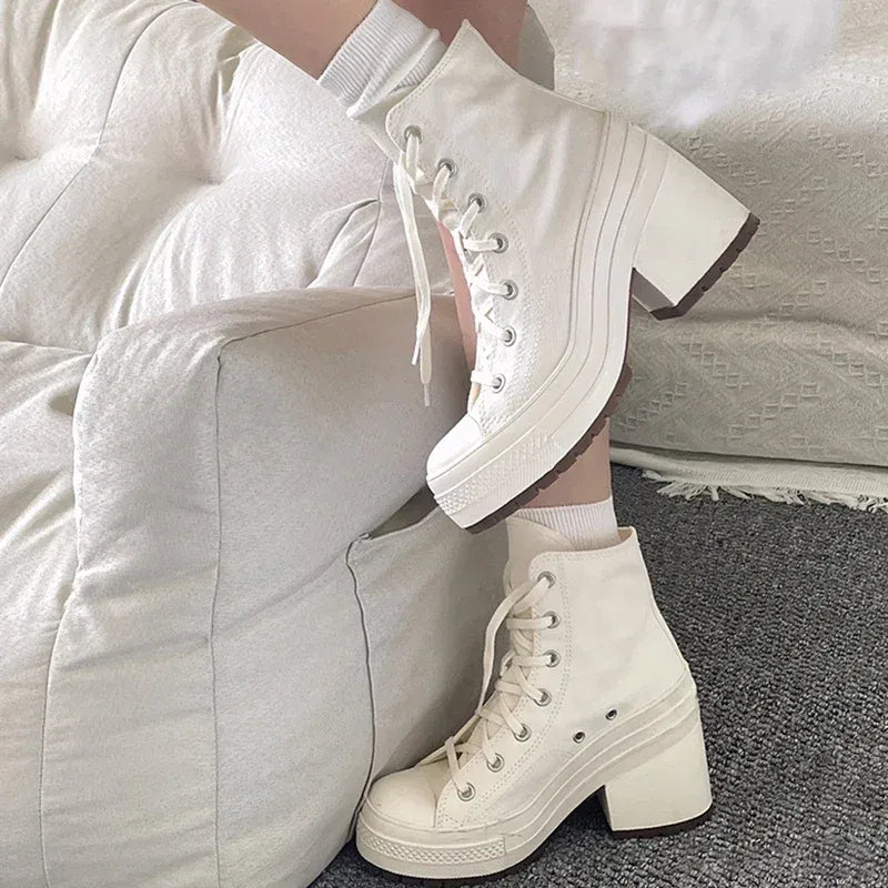 damen-high-top-high-heel-sneaker-im-klassischen-look-high-heels-jlr-design-15827 - JLR Design