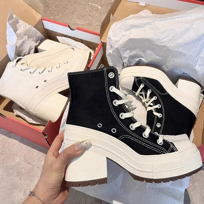 damen-high-top-high-heel-sneaker-im-klassischen-look-high-heels-jlr-design-87415 - JLR Design