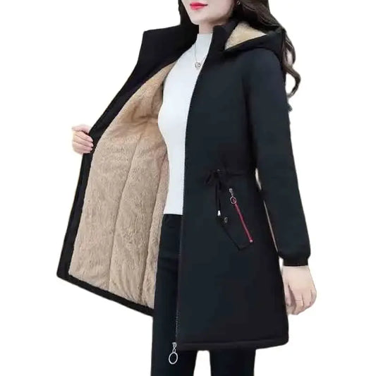 damen-kapuzenmantel-modern-warme-winterjacke-mit-weichem-innenfutter-and-reissverschluss-parka-jlr-design-1 - JLR Design