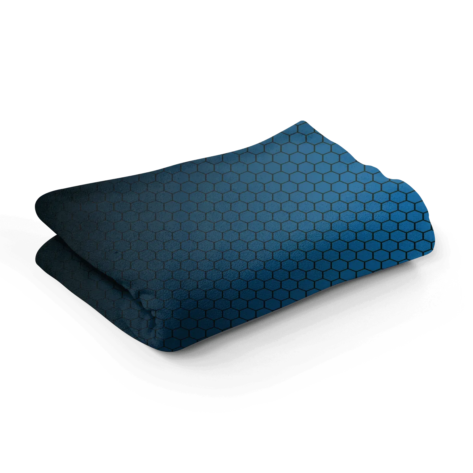 dark-blue-hexagon-fleece-decke-blanket-basic-jlr-design-1 - JLR Design