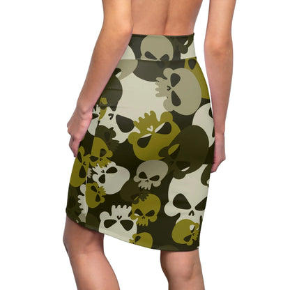 dark-green-bleistiftrock-fur-damen-eleganter-mid-waist-rock-mit-stretch-komfort-bleistiftrock-jlr-design-2 - JLR Design