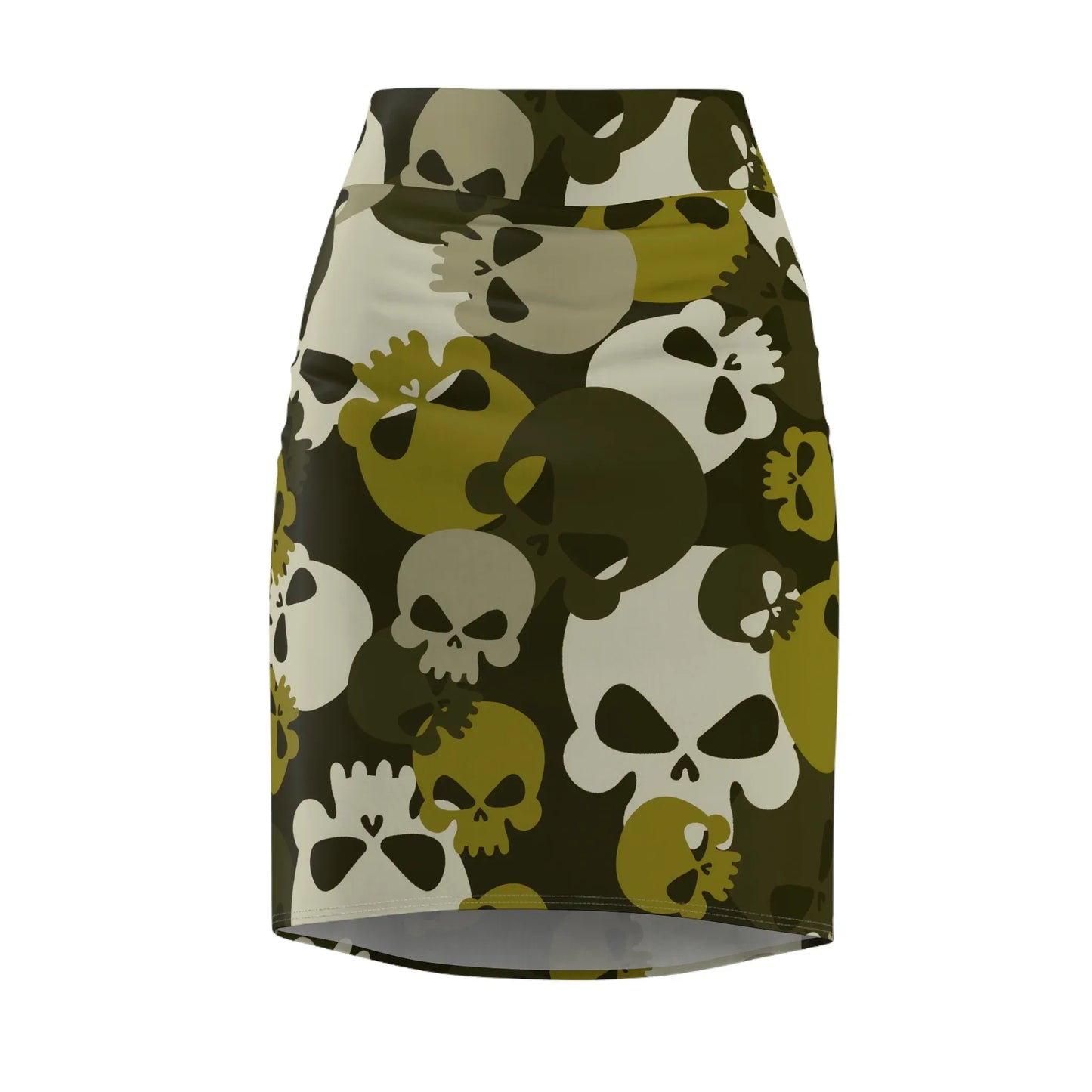 dark-green-bleistiftrock-fur-damen-eleganter-mid-waist-rock-mit-stretch-komfort-bleistiftrock-jlr-design-4 - JLR Design