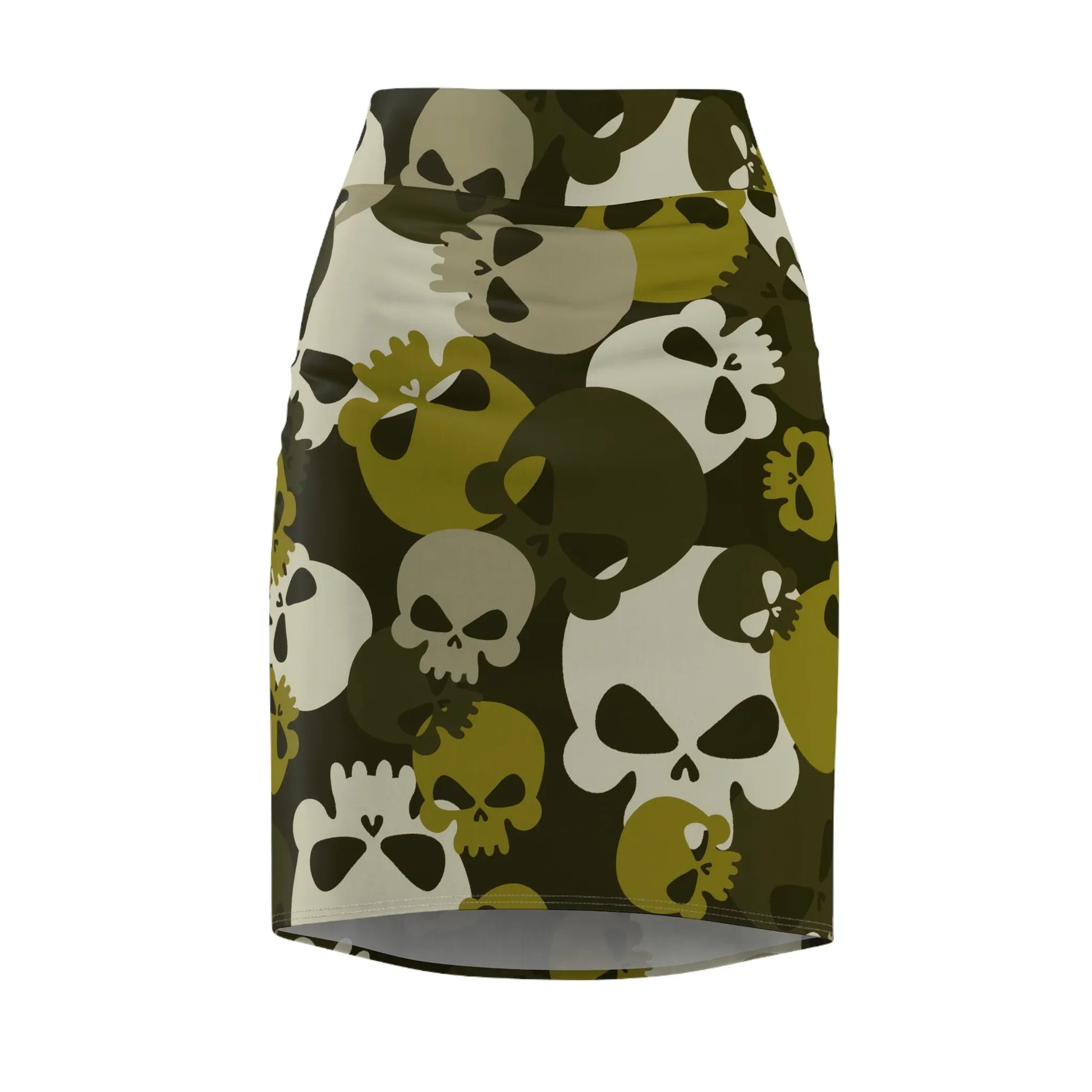 dark-green-bleistiftrock-fur-damen-eleganter-mid-waist-rock-mit-stretch-komfort-bleistiftrock-jlr-design-4 - JLR Design