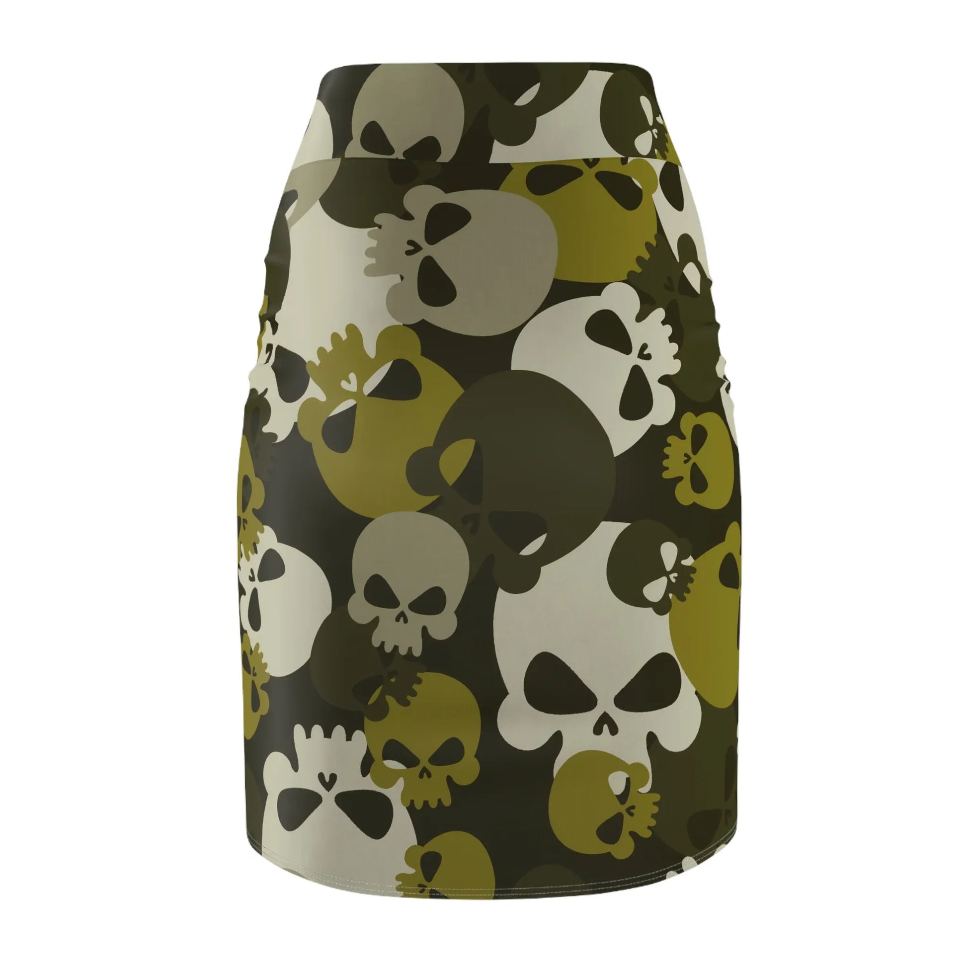 dark-green-bleistiftrock-fur-damen-eleganter-mid-waist-rock-mit-stretch-komfort-bleistiftrock-jlr-design-5 - JLR Design