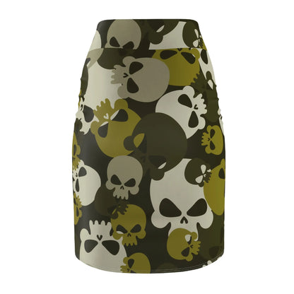 dark-green-bleistiftrock-fur-damen-eleganter-mid-waist-rock-mit-stretch-komfort-bleistiftrock-jlr-design-5 - JLR Design