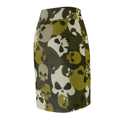 dark-green-bleistiftrock-fur-damen-eleganter-mid-waist-rock-mit-stretch-komfort-bleistiftrock-jlr-design-7 - JLR Design