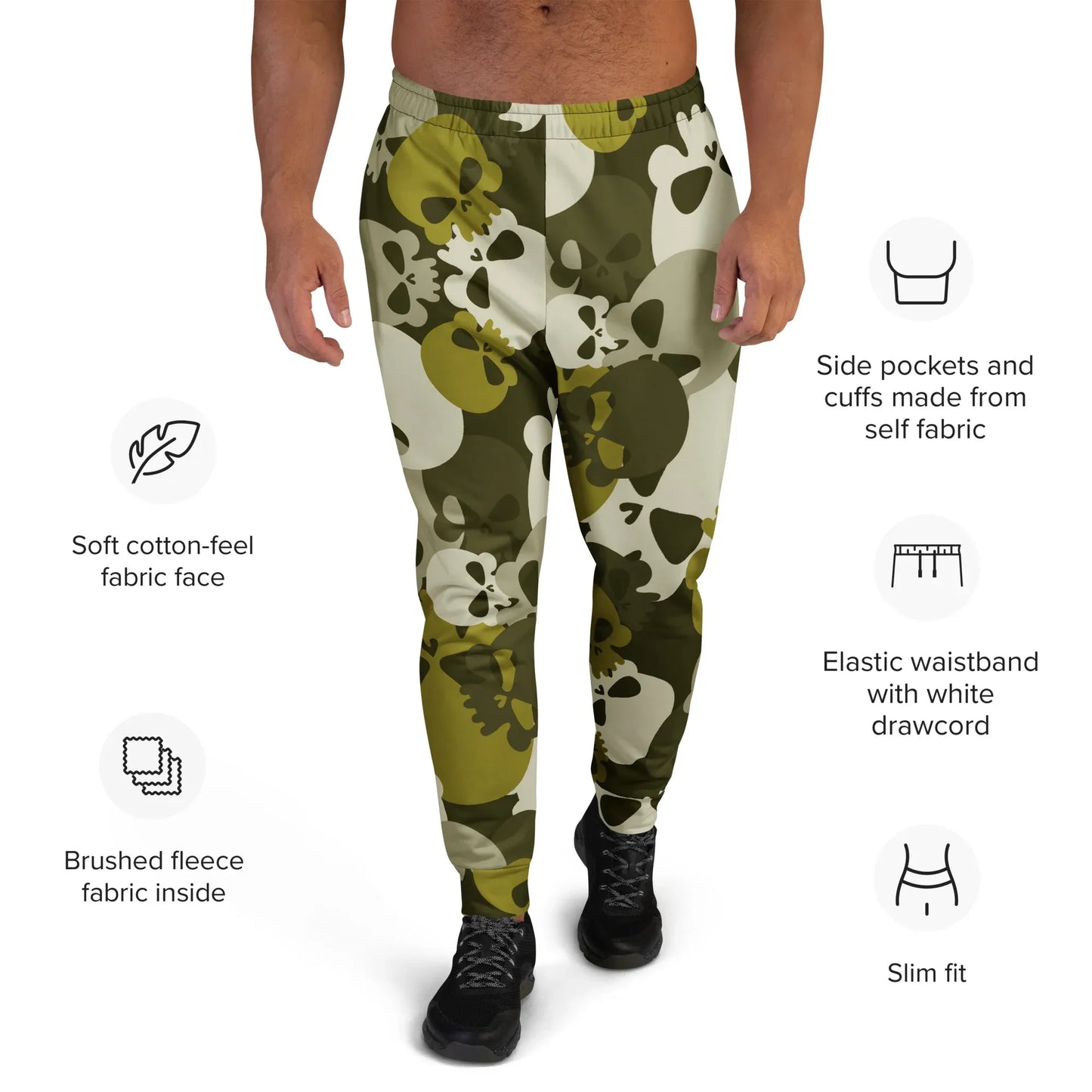 dark-green-skull-herren-jogginghose-jogginghose-jlr-design-7 - JLR Design