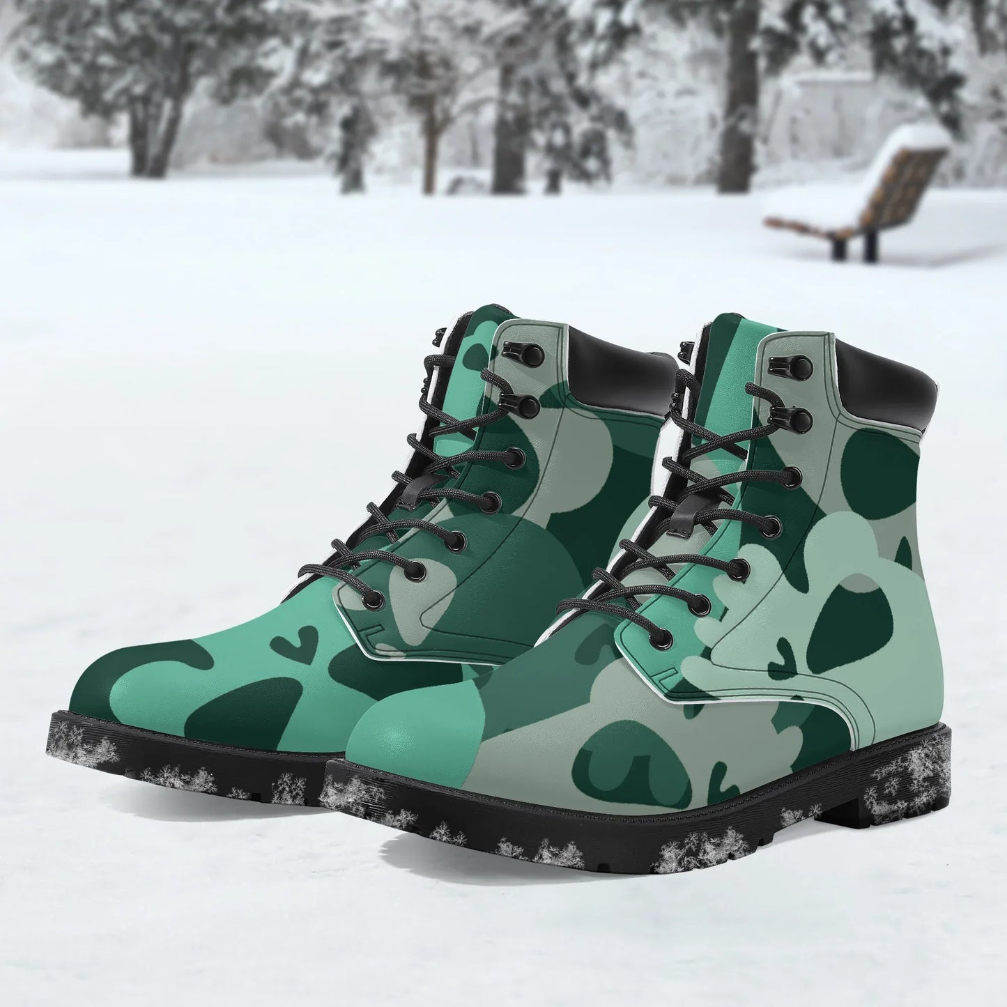 dark-green-skull-leder-boots-or-stylische-und-warme-winterstiefel-boots-jlr-design-1 - JLR Design