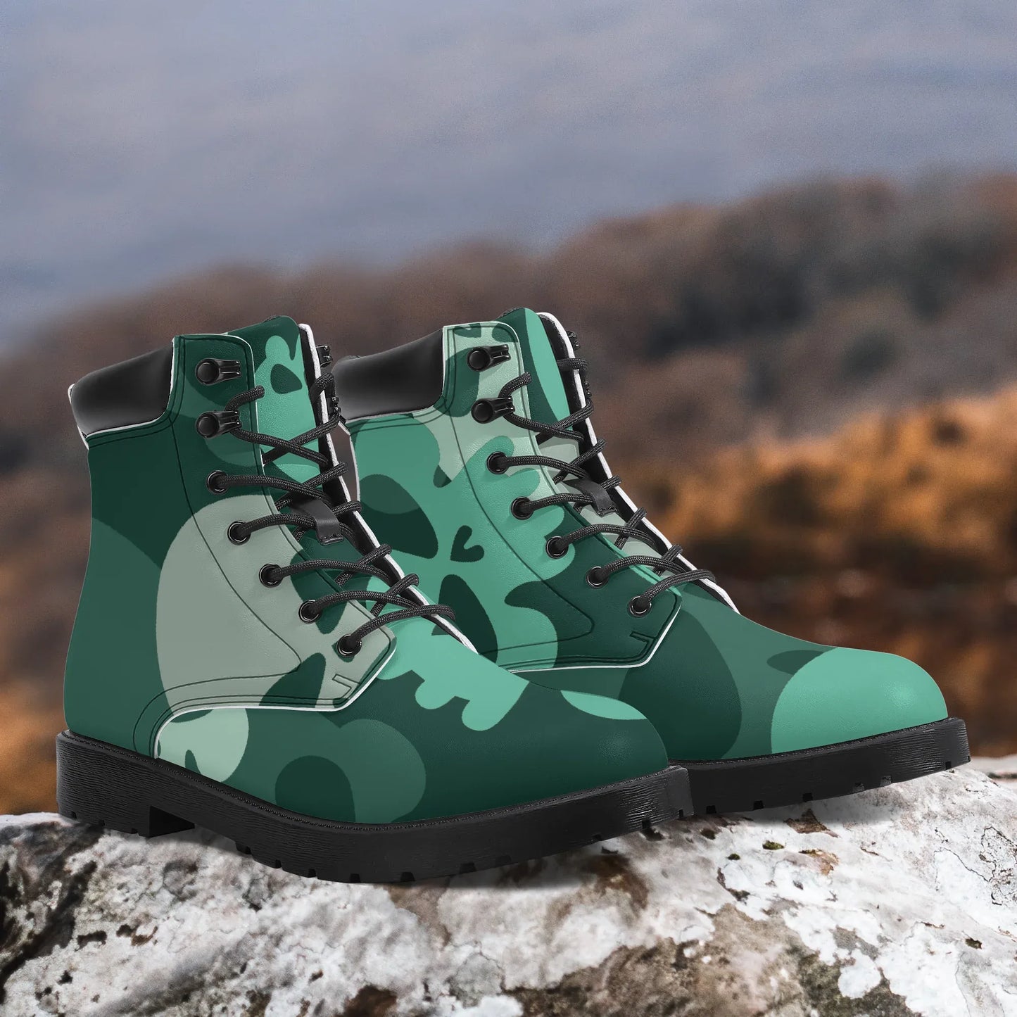 dark-green-skull-leder-boots-or-stylische-und-warme-winterstiefel-boots-jlr-design-2 - JLR Design
