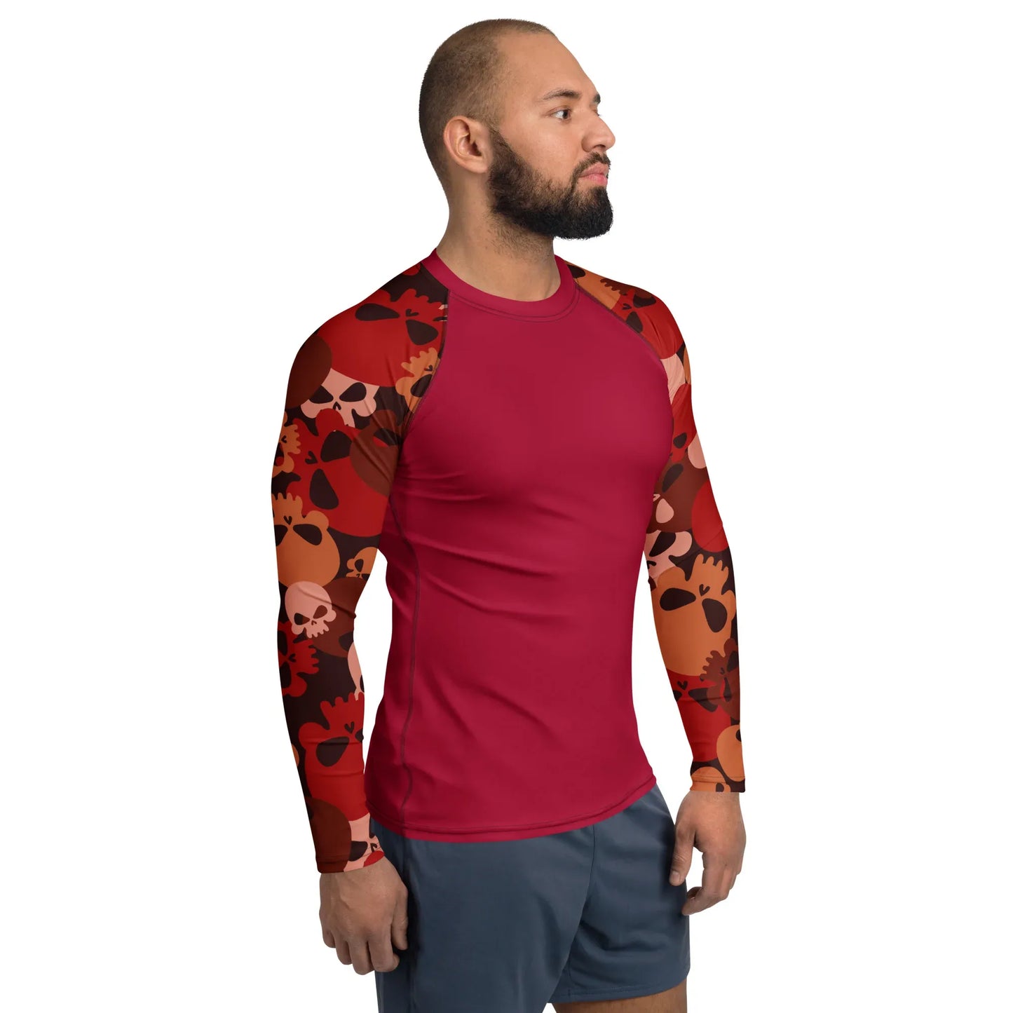 dark-red-skull-herren-rash-guard-rash-guard-jlr-design-8 - JLR Design