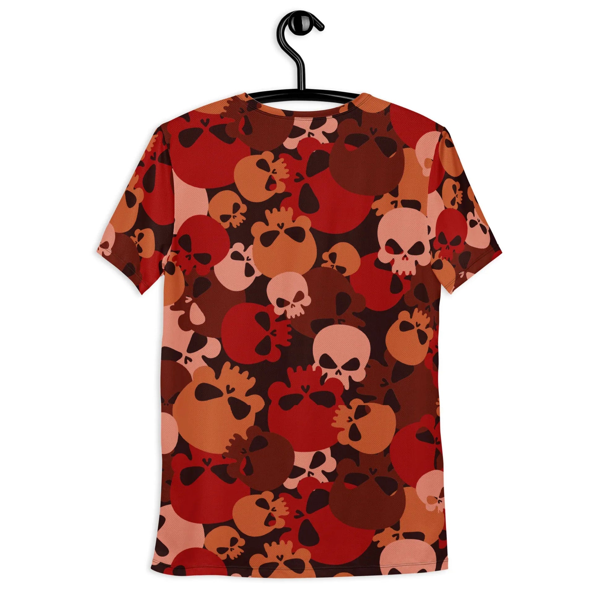 dark-red-skull-sport-t-shirt-fur-herren-sport-t-shirt-jlr-design-2 - JLR Design