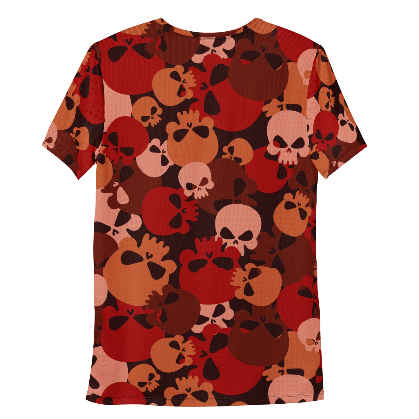 Dark Red Skull Sport-T-Shirt für Herren Sport T-Shirt JLR Design