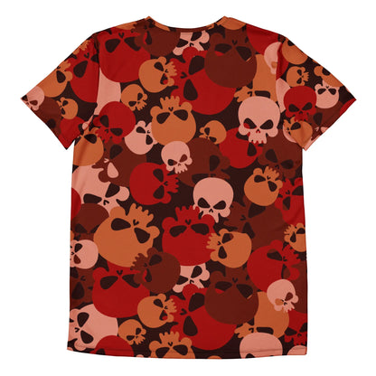 dark-red-skull-sport-t-shirt-fur-herren-sport-t-shirt-jlr-design-6 - JLR Design