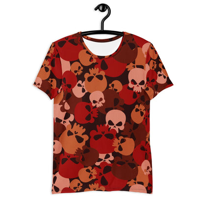 dark-red-skull-sport-t-shirt-fur-herren-sport-t-shirt-jlr-design-7 - JLR Design