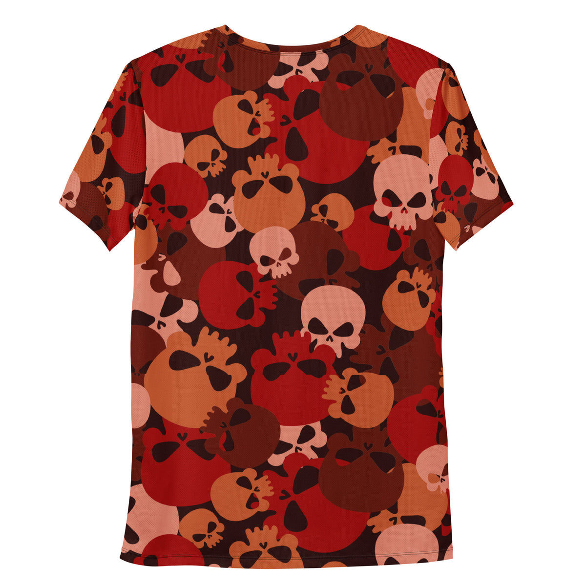 Dark Red Skull Sport-T-Shirt für Herren Sport T-Shirt JLR Design