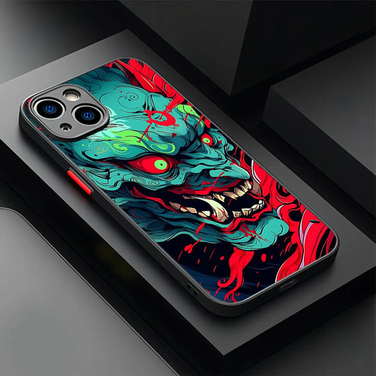 demonic-oni-mask-handyhulle-fur-iphone-7-8-11-12-13-14-15-16-minipluspropromax-handyhulle-jlr-design-1 - JLR Design