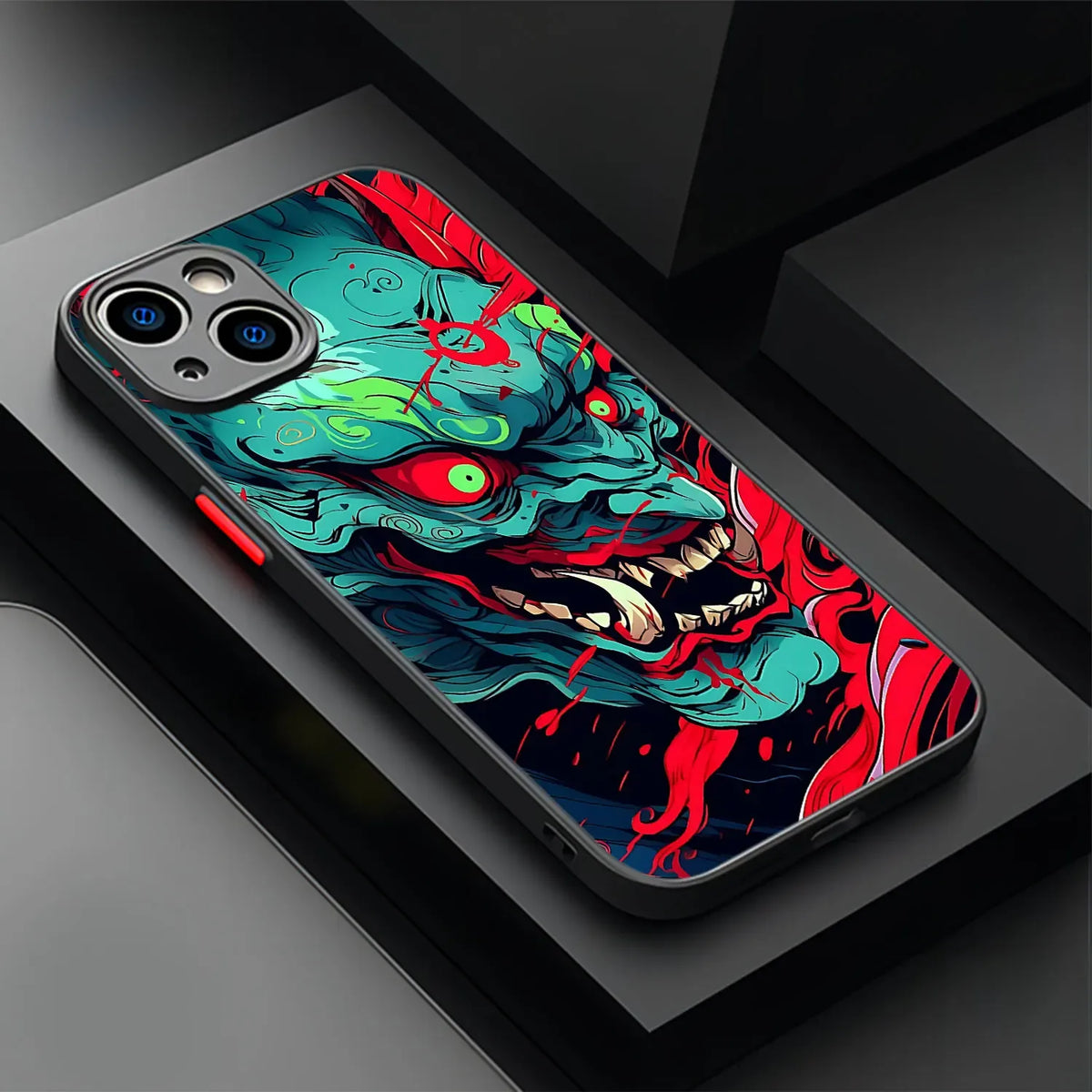 demonic-oni-mask-handyhulle-fur-iphone-7-8-11-12-13-14-15-16-minipluspropromax-handyhulle-jlr-design-jlr-design-de-1 - JLR Design