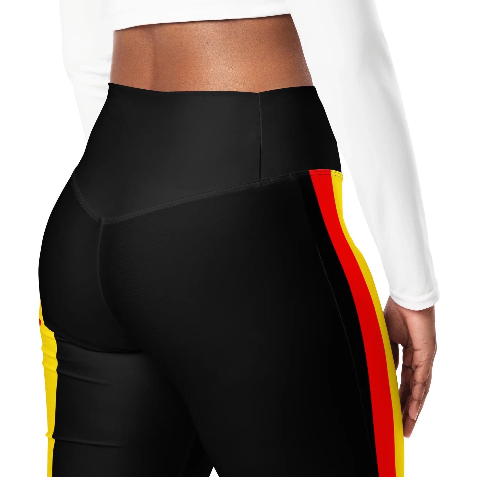 deutschland-high-waist-flare-leggings-flare-leggings-jlr-design-5 - JLR Design